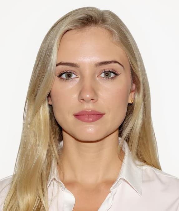 Professional passport photo